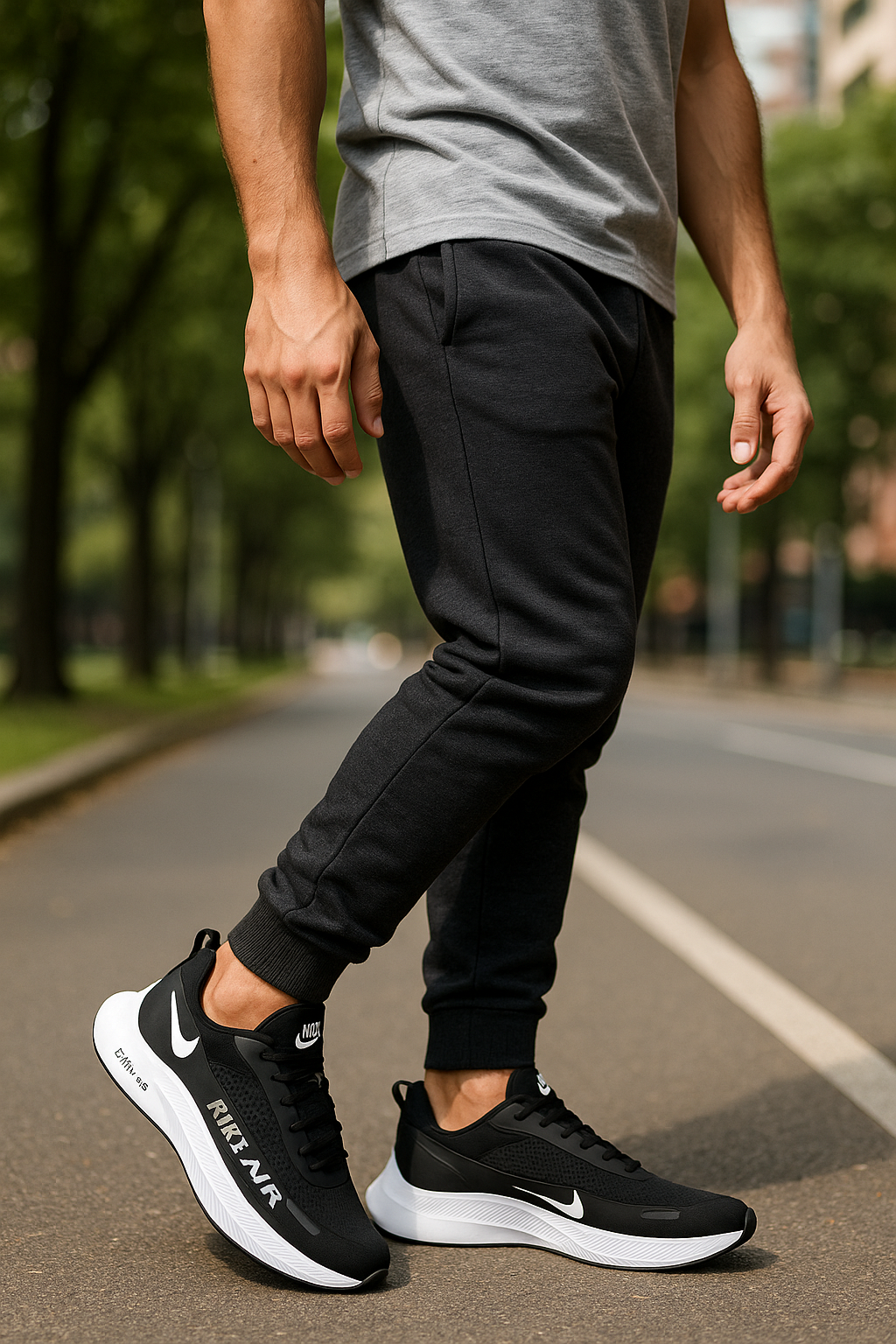 Nike Air Running Negro Blanco - Comodidad y Estilo para tus Carreras